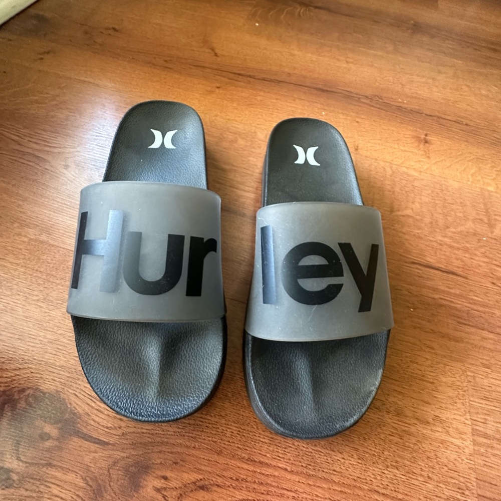Hurley Black Slide Sandals
